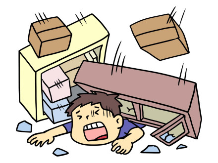 家具の転倒防止対策チェック！！