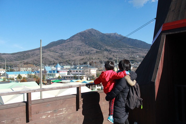 つくばわんわんランド展望台からは筑波山が堪能