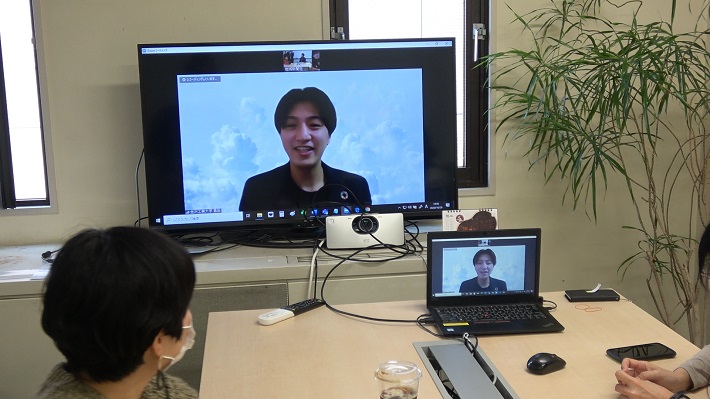 THE SDGsアクションカードゲームXを制作した金沢工業大学大学院1年生の島田さん