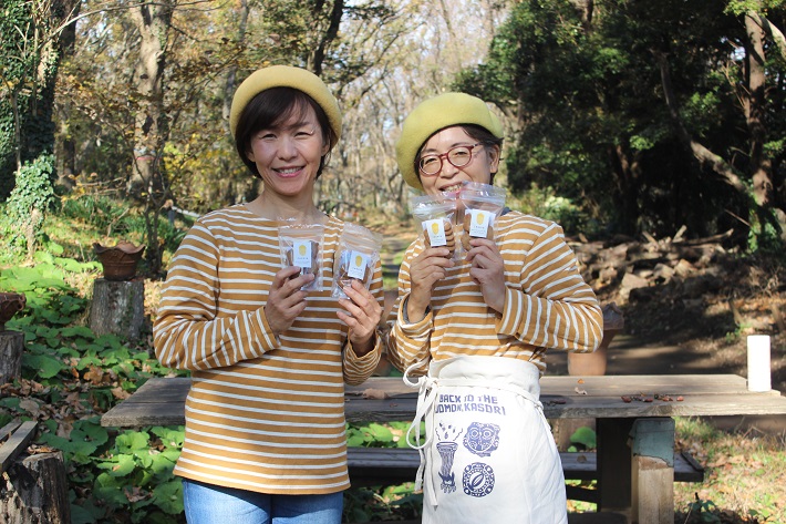 加曽利貝塚ともに生きるプロジェクトの田嶋さんと小島さん