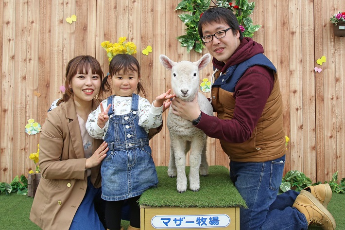 赤ちゃん羊ふれあい写真館、2021年は4月25日まで！