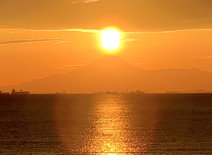 サンセットビーチも美しい検見川の浜