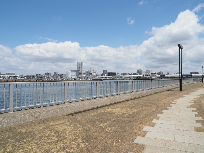 親水公園の釣り場