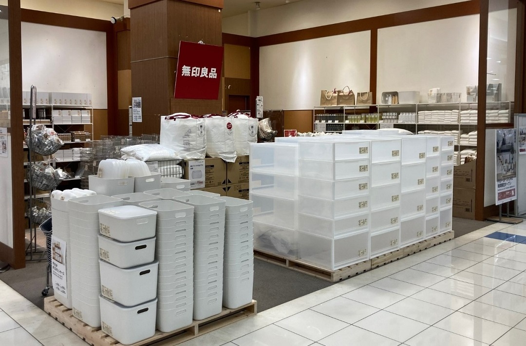 イオンモール柏の無印良品ポップアップストア