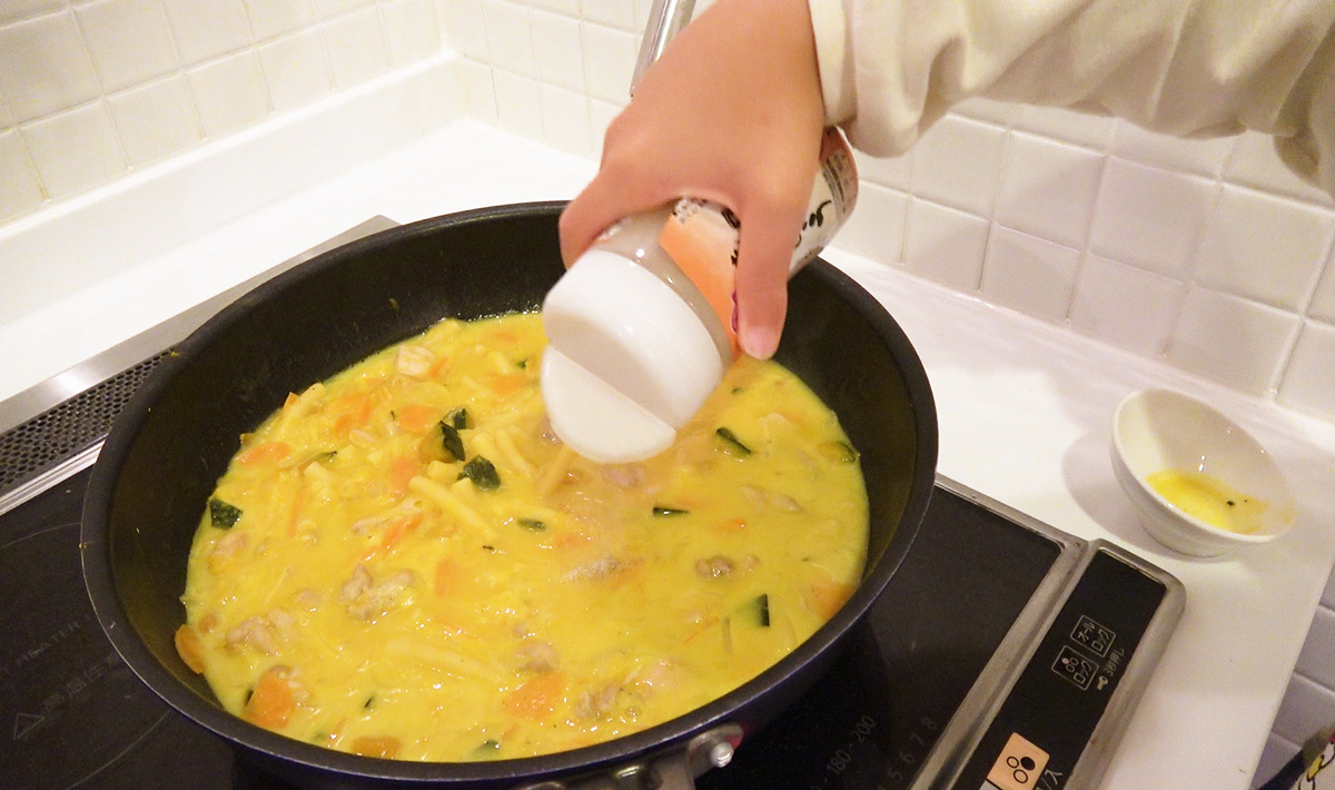 カボチャグラタンシチュー