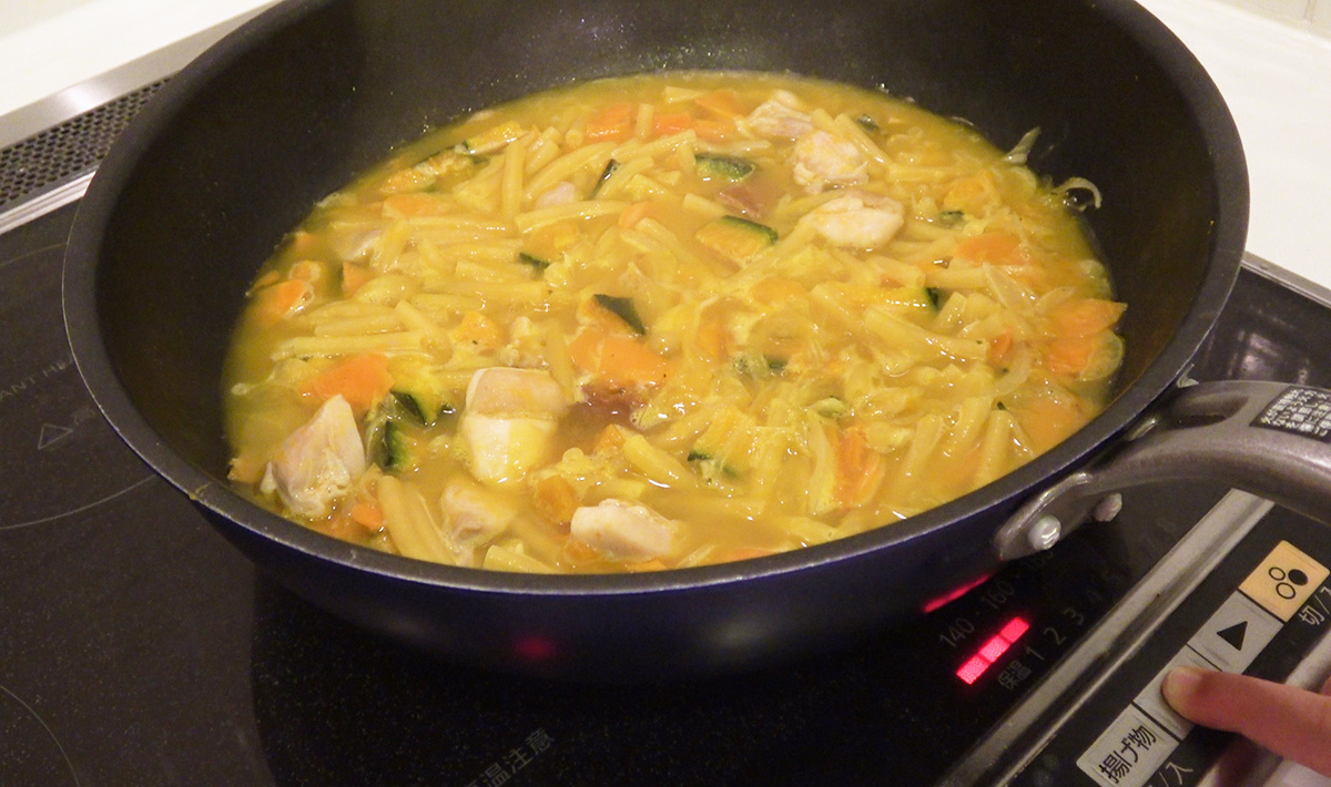 カボチャグラタンシチュー