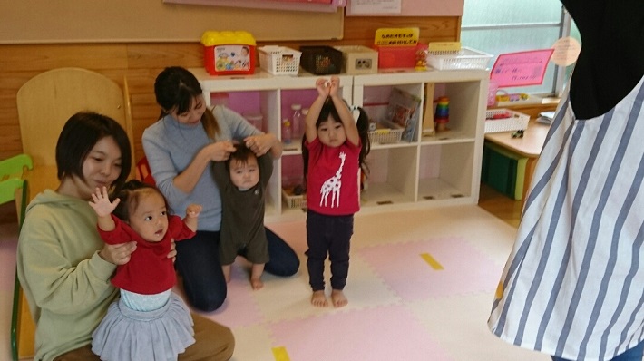 なし坊体操を親子で
