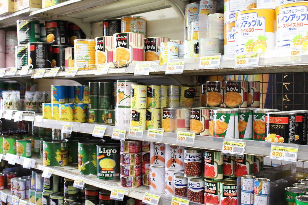 成田市場は大きいサイズ業務用の食料品も購入できます