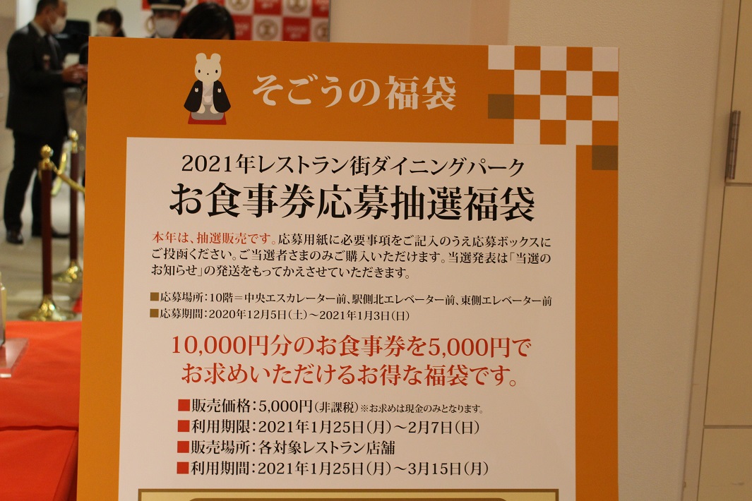  2021年そごう千葉店の福袋