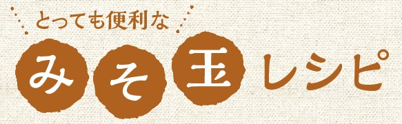 みそ玉レシピの作り方