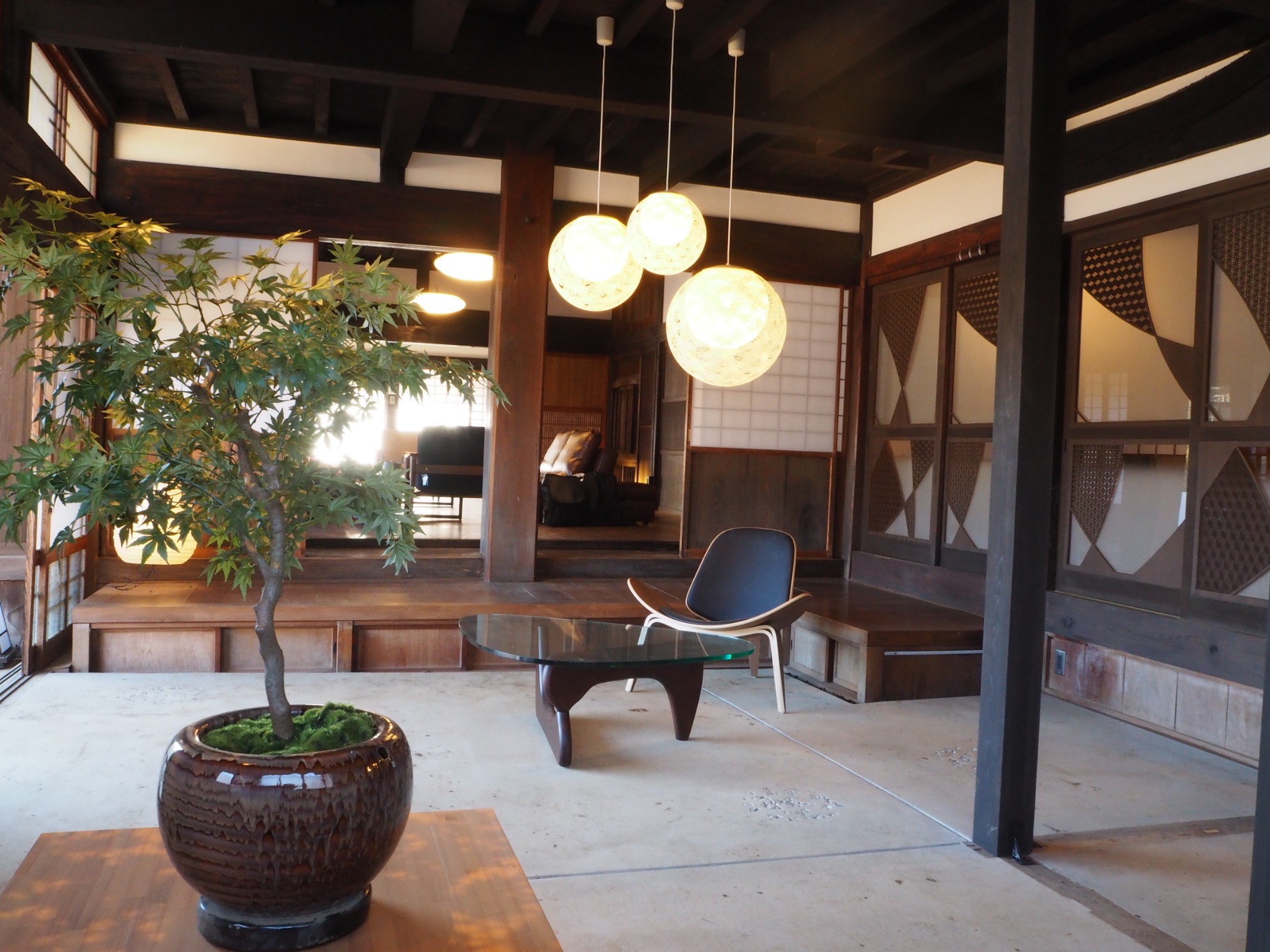 大三川邸のエントランス・土間