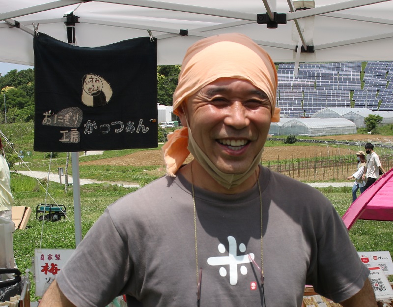 いすみ市「おにぎり工房　かっつぁん」店主の坂本勝彦さん