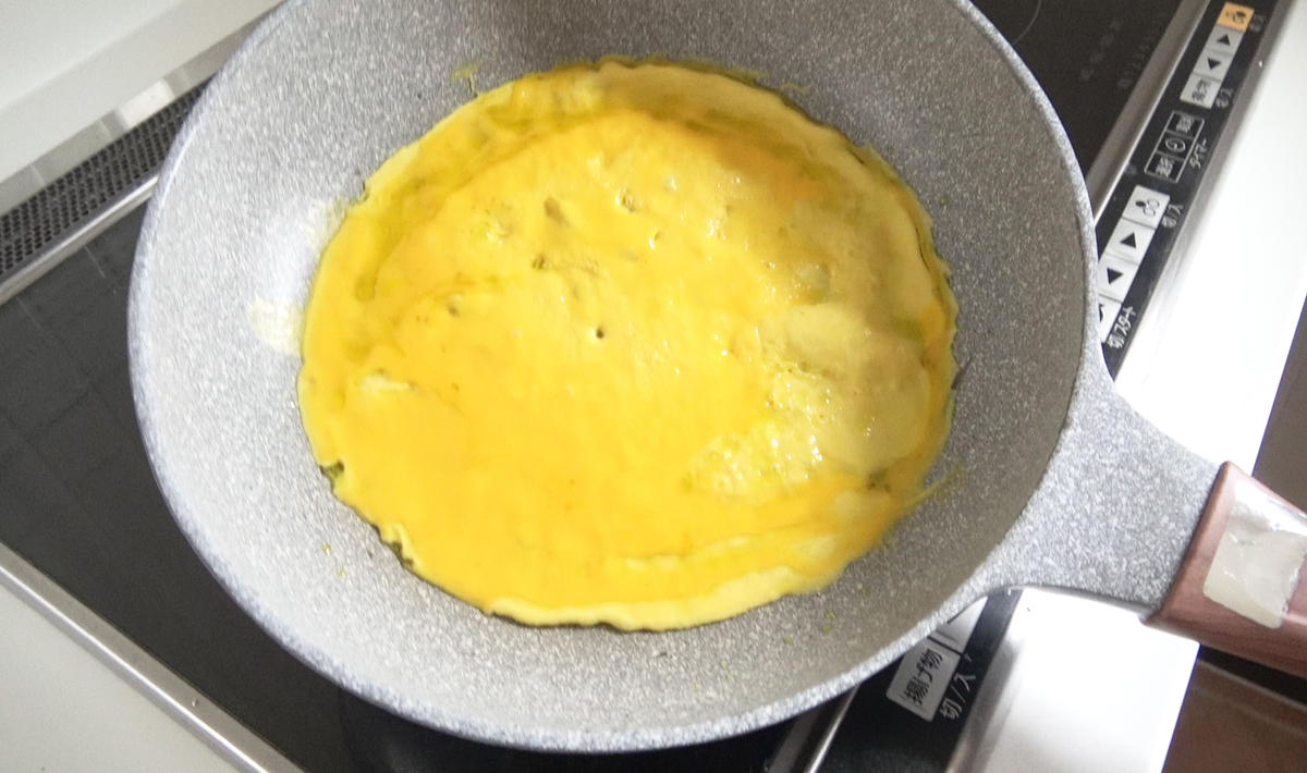 錦糸卵焼く