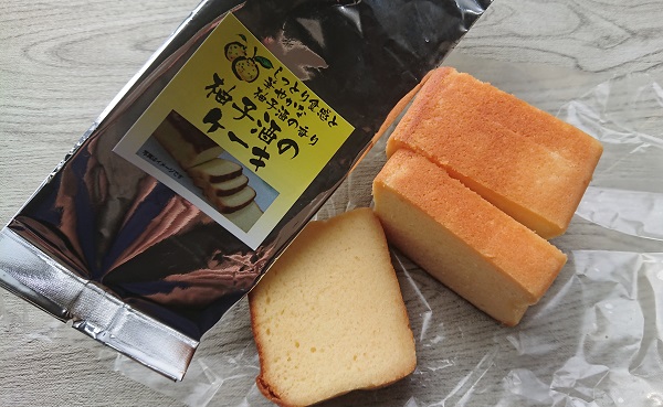 柚子酒のケーキ