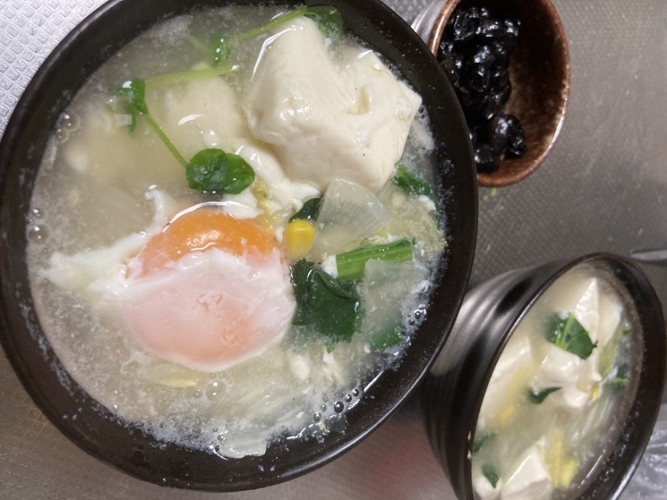 豆腐入りのお雑煮