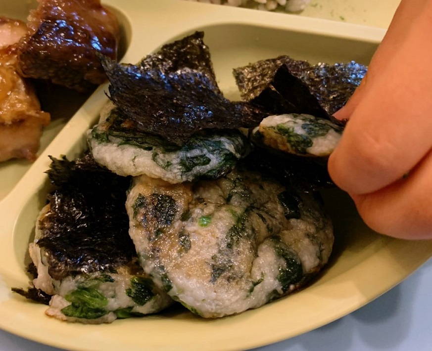 山芋お好み焼き風