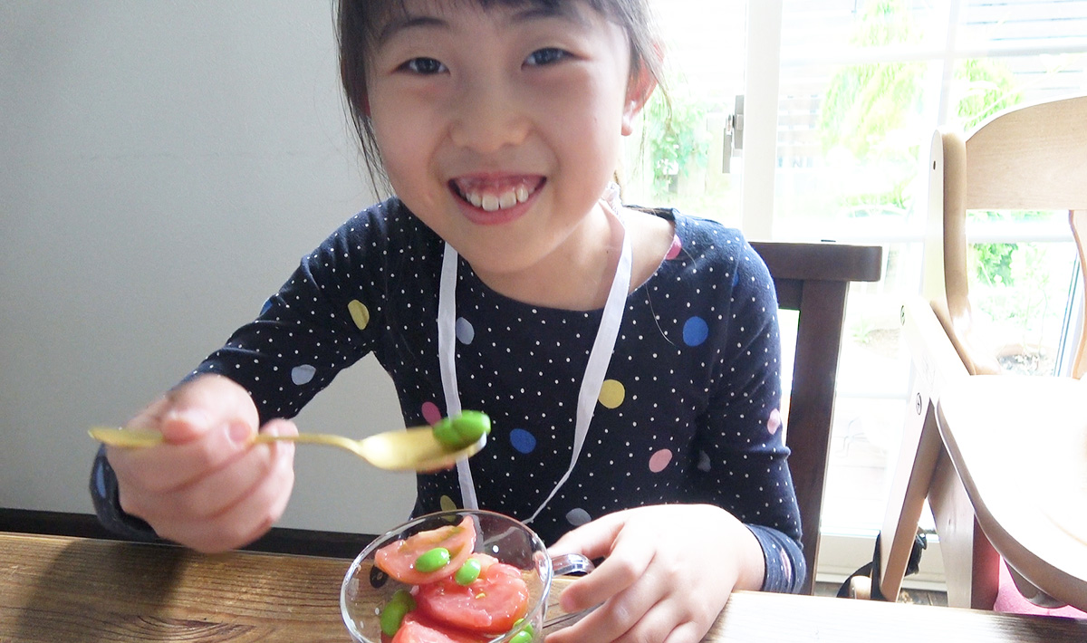 トマトの甘酢漬けおいしい