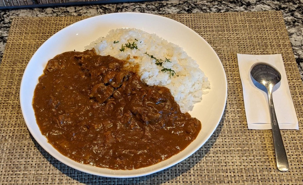 龍宮城スパホテル三日月「ピーナツカレー」