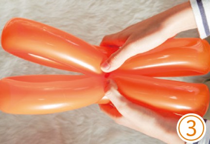 簡単！バルーンアートお花の作り方