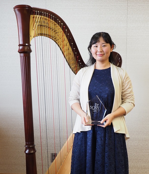 日本最大のハープコンクールで第1位 石丸瞳さん(船橋市出身)