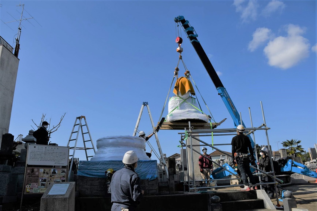 鎌ケ谷大仏の調査を実施