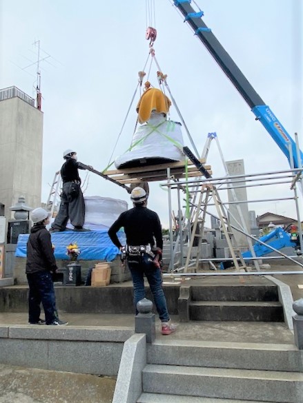 鎌ケ谷大仏の調査を実施