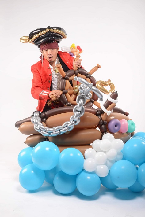 バルーンメッセンジャーの海賊タロウさん
