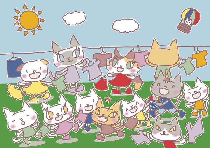 くらのすけさんの描く猫のイラストは大人気