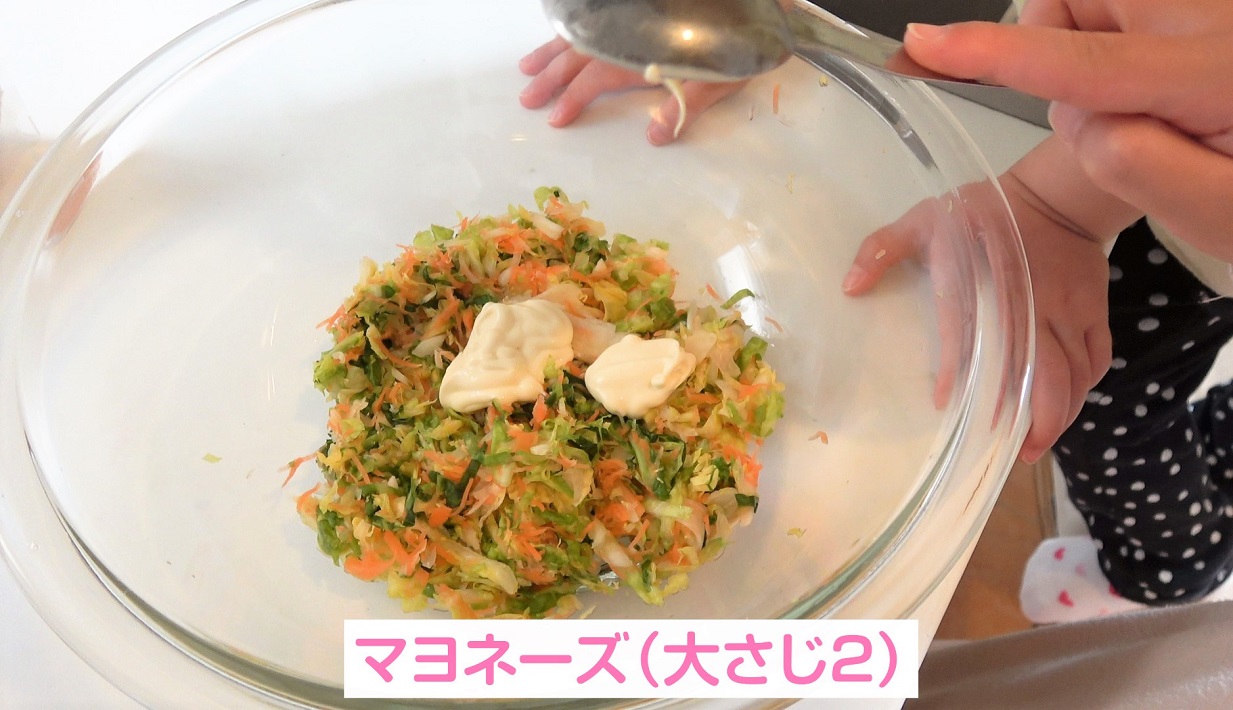 春キャベツと卵のサンドイッチ