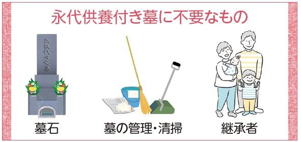 永代供養付き墓に不要なもの