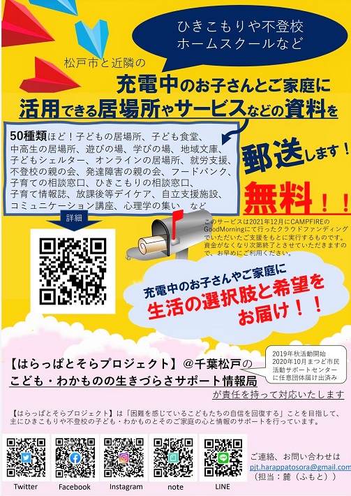 【松戸市】はらっぱとそらプロジェクト