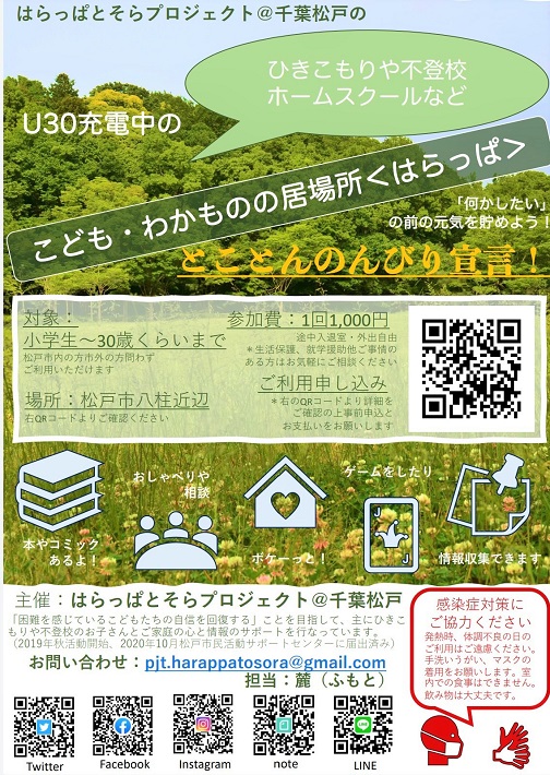 【松戸市】はらっぱとそらプロジェクト