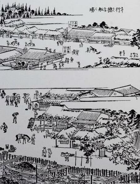 江戸名所図会「行徳船場」