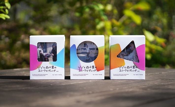 西千葉「Eureka Coffee Roasters」とのコラボ商品。パッケージには街の人の写真が