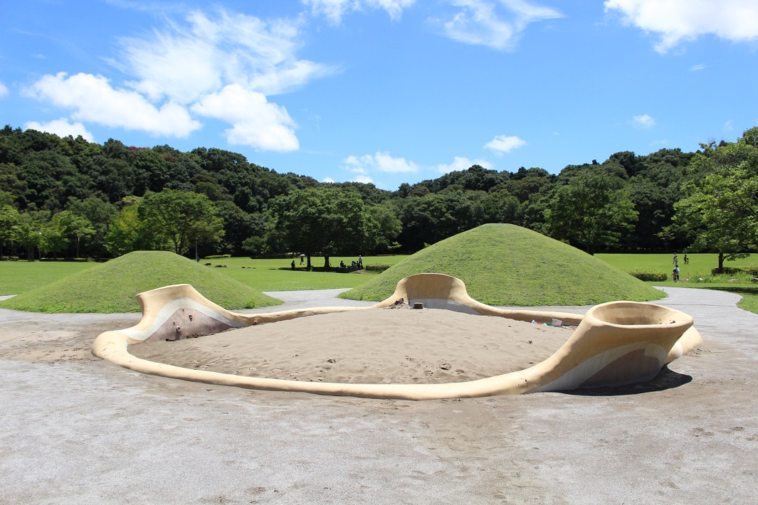 【松戸市】21世紀の森と広場「あそびのすみか」のオリジナル遊具はまるでアート！