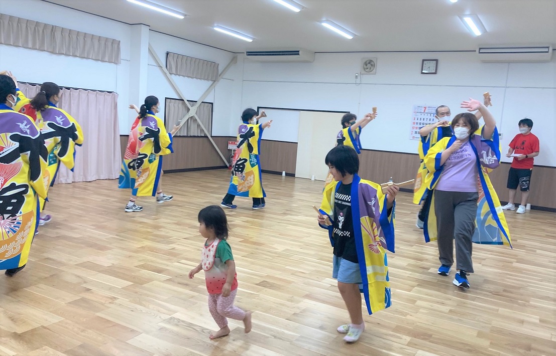 よさこい練習風景