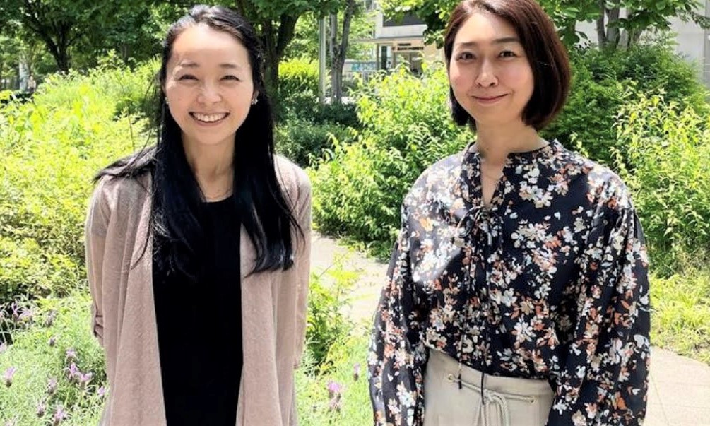 FlowerDanceの三田さん(左)と原さん