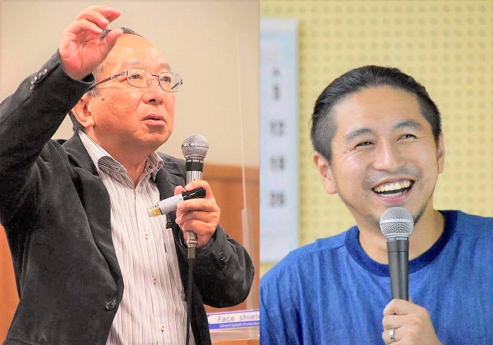 三好春樹さん(左)と小林敏志さん
