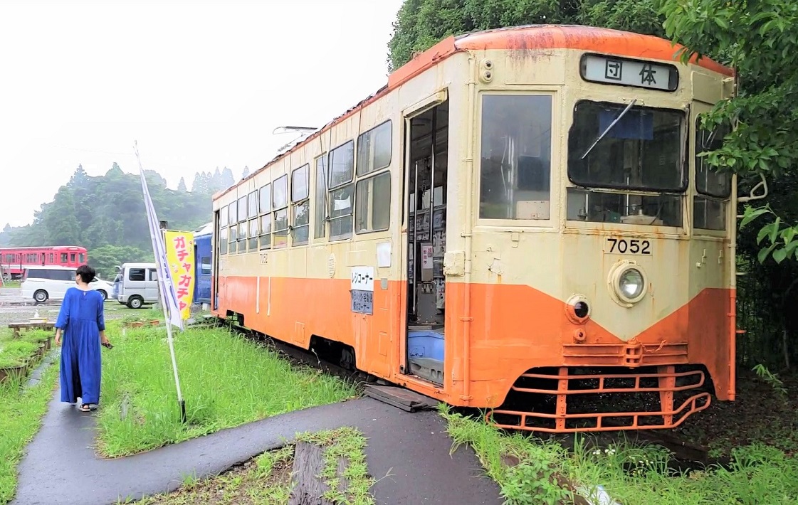 1961（昭和36）年に製造された万葉線「デ7052」