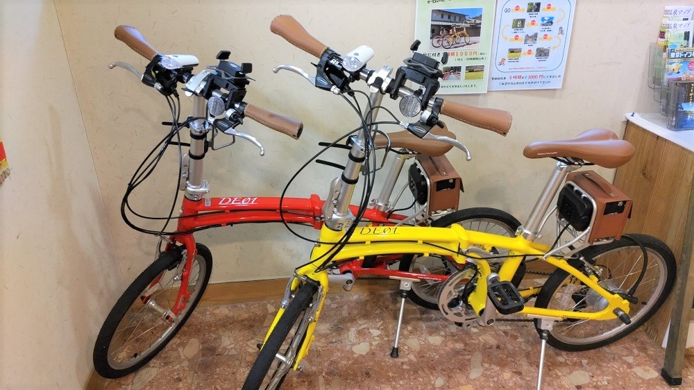 散策に便利なレンタル電動自転車