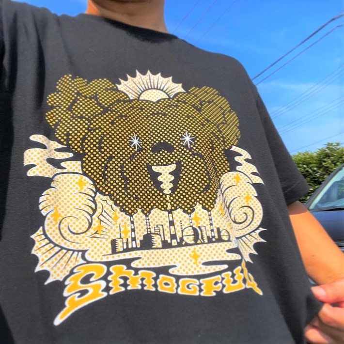 「光化学スモッグ」をモチーフにしたTシャツ