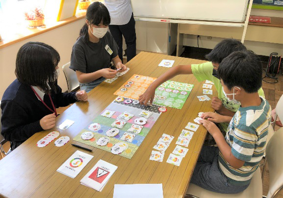 市東第一小学校での「Get The Point」体験会の様子
