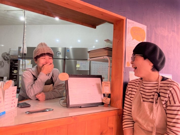 ネレイドコーヒー 砂田和子さんとえみさん