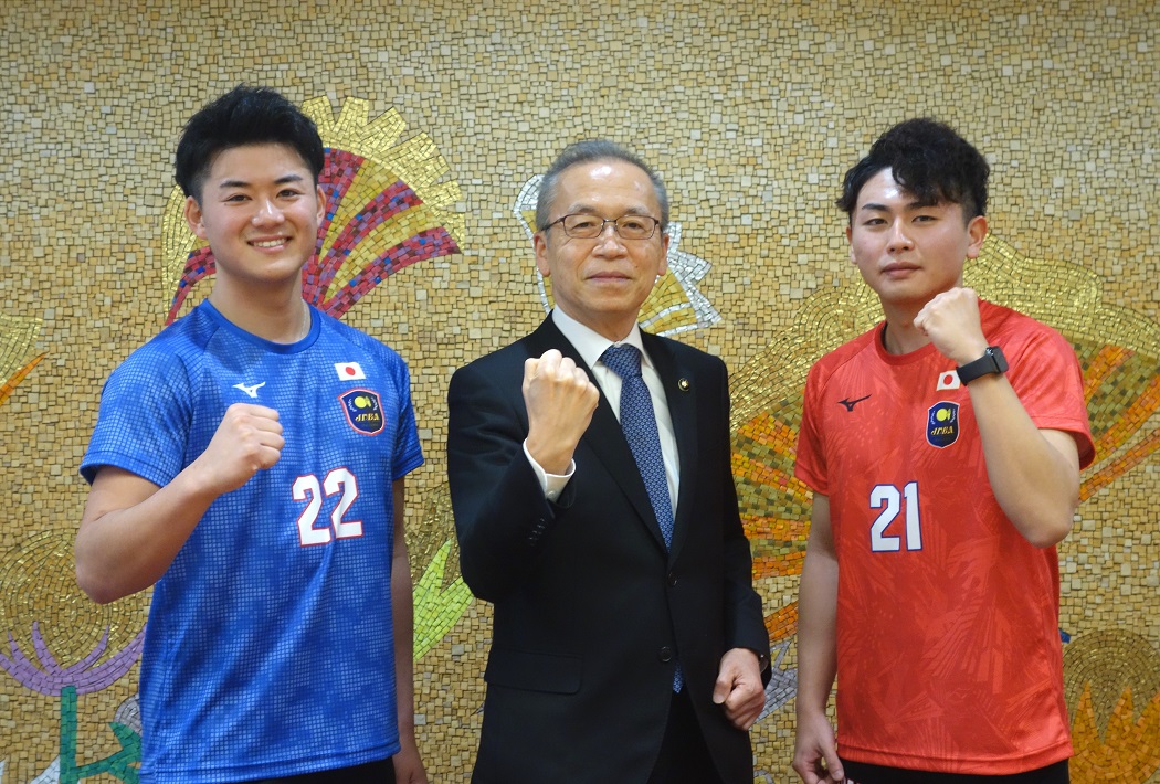 吉村匠海選手 鈴木大智選手 松戸徹市長