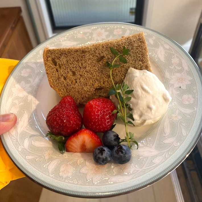 【上本郷】カフェレモン　添加物を極力抑えたフルーツや健康的な卵で作るケーキがおすすめ シフォンケーキ