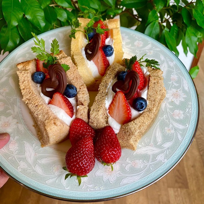 【上本郷】カフェレモン　添加物を極力抑えたフルーツや健康的な卵で作るケーキがおすすめ シフォンケーキ