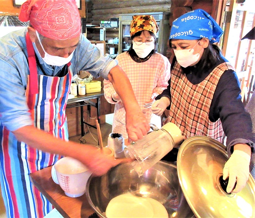 こんにゃく作り講習会 佐倉こんにゃく
