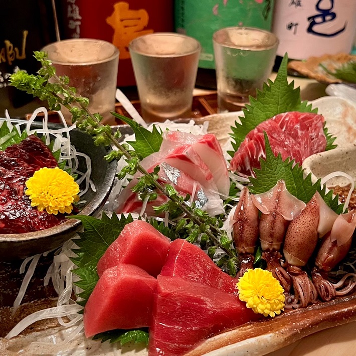 八千代 食堂 うおまる矢 刺身