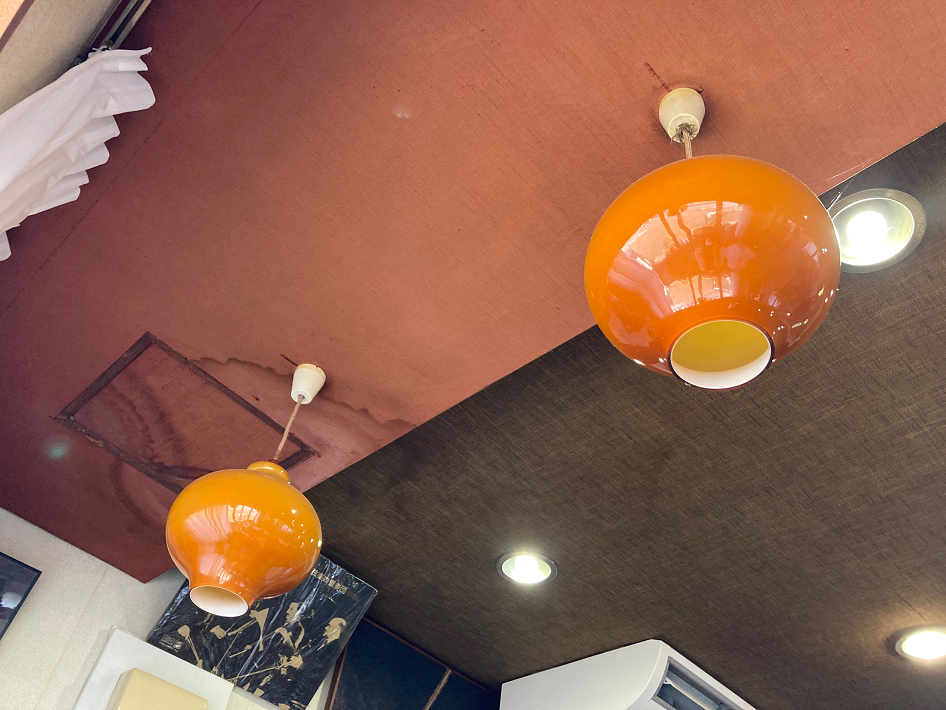 喫茶店カペー ペンダントライト