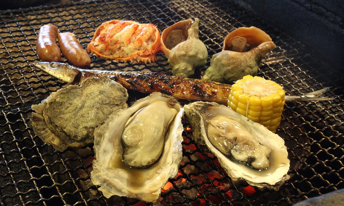 厚岸グルメパーク 浜焼き